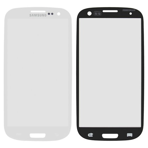 Скло корпуса для Samsung I9300 Galaxy S3, I9305 Galaxy S3, біле