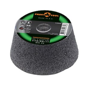 Круг зачистной конический PROFITOOL PROFESSIONAL 110 90х55хM14; SIC 24