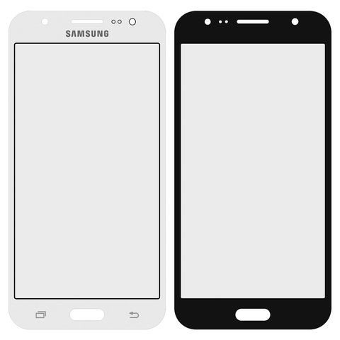 Скло корпуса для Samsung J500F DS Galaxy J5, J500H DS Galaxy J5, J500M DS Galaxy J5, біле