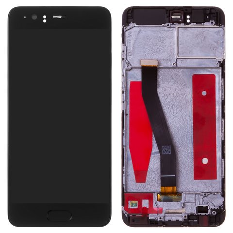 Дисплей для Huawei P10, чорний, з рамкою, Original PRC , VTR L29 VTR L09