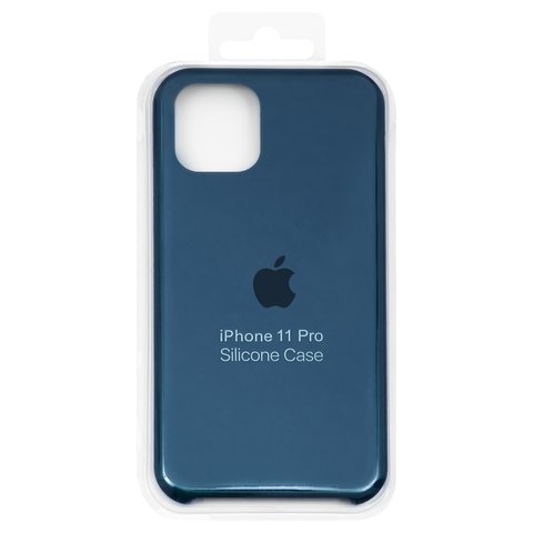 Чехол для iPhone 11 Pro, синий, Original Soft Case, силикон, blue cobalt 36 