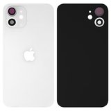 Задняя панель корпуса для iPhone 12, белая, со стеклом камеры, small hole