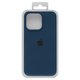Чехол для Apple iPhone 13 Pro, синий, Original Soft Case, силикон, cosmos blue (46) full side