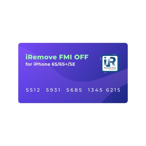 iRemove FMI OFF для iPhone 6S 6SP SE [Open Menu]