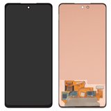 Дисплей для Samsung A536 Galaxy A53 5G, чорний, без рамки, High Copy, original LCD size, (OLED)