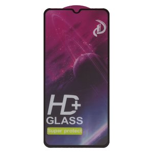 Защитное стекло для Tecno Spark 7 KF6n ; Infinix Hot 10i, Smart 5 Pro PR652B , совместимо с чехлом, Full Glue, без упаковки , черный