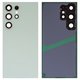 Задняя панель корпуса для Samsung S928 Galaxy S24 Ultra, зеленая, со стеклом камеры, titanium green
