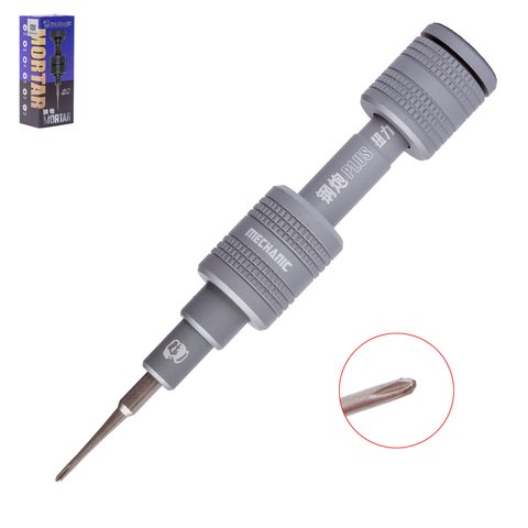 Отвертка крестовая Mechanic Mortar Plus +1.5, Phillips