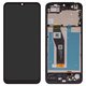 Дисплей для Motorola Moto E13 XT2345, черный, с рамкой, High Copy, XT2345