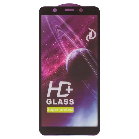 Защитное стекло All Spares для Tecno Pop 3 BB2 , совместимо с чехлом, Full Glue, черный