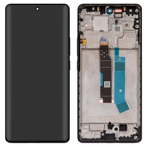 Дисплей для Xiaomi Redmi Note 14 Pro 4G, чорний, з рамкою, Original PRC , 24116RACCG