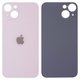 Задня панель корпуса для iPhone 13, рожева, не потрібно знімати скло камери, Original (PRC), big hole