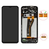 Дисплей для Samsung A146B Galaxy A14 5G, черный, с рамкой, Original (PRC), 48 pin, BS066FBM-L09-DB01_1.1