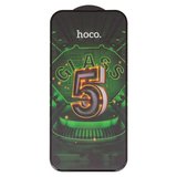 Захисне скло Hoco G12 для Apple iPhone 14 Pro, iPhone 15, iPhone 16, 5D Full Glue, (без упаковки), чорний