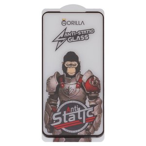 Защитное стекло Gorilla для Google Pixel 4a, совместимо с чехлом, Full Glue, Anti Static, черный