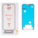 Сенсорний екран G+OCA PRO для iPhone 15 Pro Max, з рамкою, з ОСА-плівкою, чорний, без мікросхеми