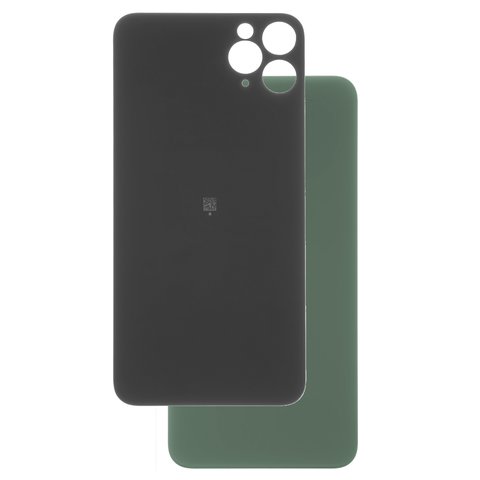 Housing Back Cover compatible with iPhone 11 Pro Max, green, no need to remove the camera glass, big hole, matte midnight green 