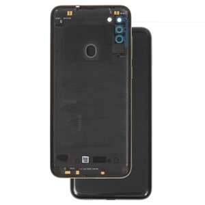 Panel trasero de carcasa puede usarse con Samsung A115 Galaxy A11, negra, con vidrio de cámara