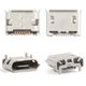 Conector de carga puede usarse con Samsung B3310, B7610, C3300, C5510, I5500 Galaxy 550, I9070 Galaxy S Advance, I9100 Galaxy S2, I9103 Galaxy R, M3710, M7500, M7600, S3550, S5150 La Fleur DIVA, S5510, S5560, S5600, S5600v, S5603, S7070, 7 pin, micro USB tipo-B