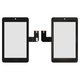Touchscreen compatible with Asus MeMO Pad HD7 ME173X (K00B), (black) #076C3-0716A