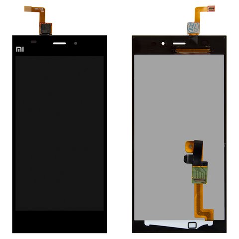 LCD compatible with Xiaomi Mi 3, black, without frame, Original PRC  