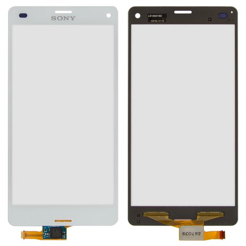 Cristal táctil puede usarse con Sony D5803 Xperia Z3 Compact Mini, blanco, 4,6"