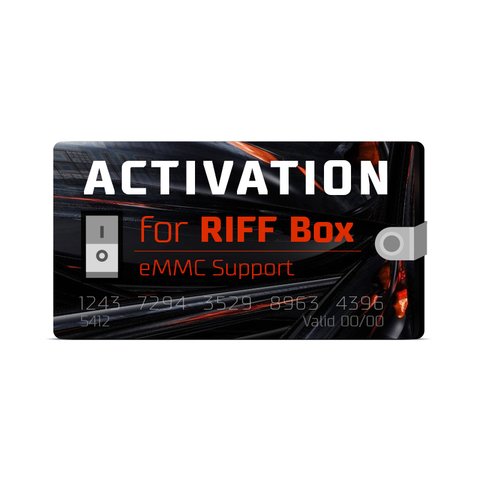 Активация поддержки eMMC для RIFF Box