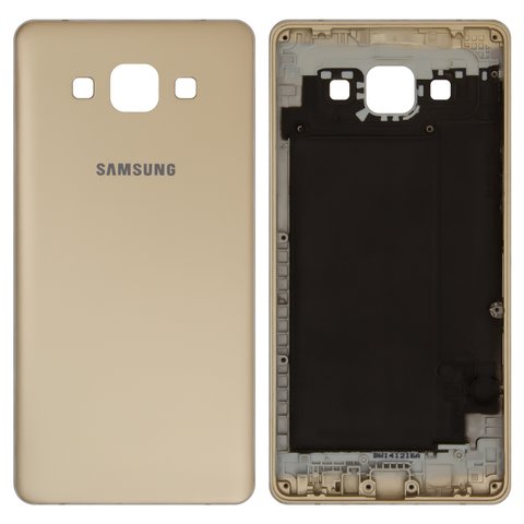 Housing Back Cover compatible with Samsung A500F Galaxy A5, A500FU Galaxy A5, A500H Galaxy A5, golden 