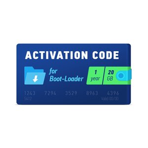 Boot Loader 2.0 Activation Code 1 year, 20 GB 