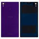 Housing Back Cover compatible with Sony C6902 L39h Xperia Z1, C6903 Xperia Z1, (purple)