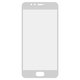 Tempered Glass Screen Protector All Spares compatible with Meizu M5s, (0,26 mm 9H, Full Screen, compatible with case, white, This glass covers the screen completely.)