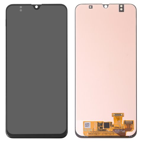Pantalla LCD puede usarse con Samsung A305 Galaxy A30, negro, sin marco, Original PRC , original glass