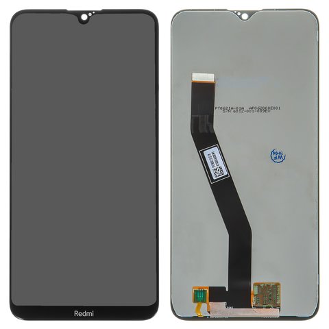 LCD compatible with Xiaomi Redmi 8, Redmi 8A, black, Logo Redmi, without frame, Original PRC , M1908C3IC, MZB8255IN, M1908C3IG, M1908C3IH, MZB8458IN, M1908C3KG, M1908C3KH 