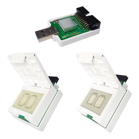 Адаптер BGA221 BGA254 eMMC eMCP + адаптер 2 в 1 BGA153 169 | BGA162 186 eMMC eMCP + USB3.0 SuperSpeed uSD eMMC ридер для донгла EMMC UFI Box