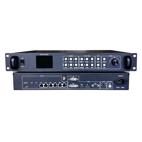 Procesador de video para pantallas LED Huidu HD VP620, DVI HDMI VGA