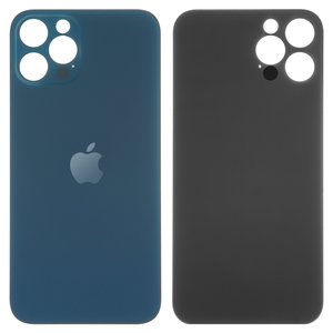 Panel trasero de carcasa puede usarse con iPhone 12 Pro, azul, no es necesario desmontar la cámara, big hole