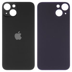 Panel trasero de carcasa puede usarse con iPhone 13, negra, es necesario desmontar la cámara, small hole