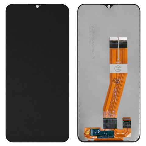 LCD compatible with Samsung A035F Galaxy A03, black, Best copy, without frame, Copy 