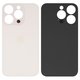 Housing Back Cover compatible with iPhone 14 Pro, (golden, no need to remove the camera glass, big hole)