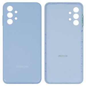 Housing Back Cover compatible with Samsung A135 Galaxy A13, dark blue, with side button 