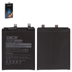 Battery Deji BP46 compatible with Xiaomi 12, 12X, Li ion, 3.89 V, 4500 mAh 