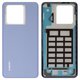 Housing Back Cover compatible with Xiaomi 13T, (blue, alpine blue)