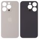 Housing Back Cover compatible with iPhone 14 Pro, (golden, no need to remove the camera glass, Original (PRC), big hole)