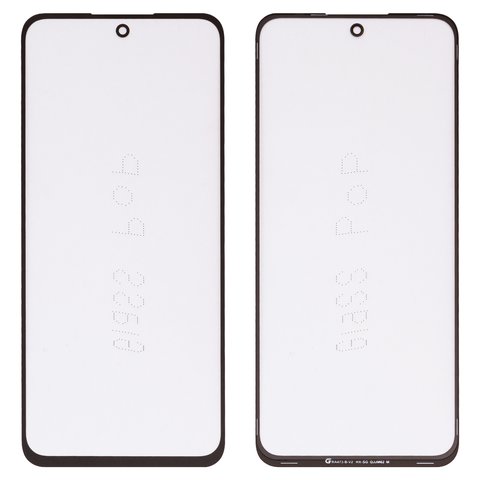 Vidrio de carcasa G+OCA PRO puede usarse con Xiaomi Poco M6 Pro 5G, Redmi 12, Redmi 12 5G, con película OCA, negro