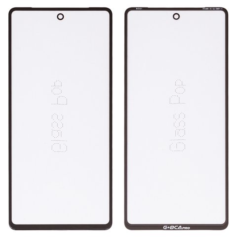 Housing Glass G+OCA PRO compatible with Google Pixel 7, with OCA film, black 