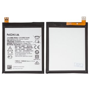 Battery HE336 compatible with Nokia 3.1, Li ion, 3.85 V, 2990 mAh, Original PRC  