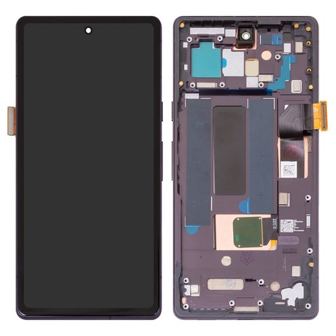 Pantalla LCD puede usarse con Google Pixel 7a, negro, con marco, original vidrio reemplazado 