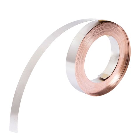 Nickel plated copper tape for welding batteries, 0.2 mm, 10 mm, 10 m