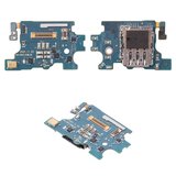 Flat Cable compatible with Samsung S937 Galaxy S25 Edge, (for Sim connector, with microphone, Original (PRC), european version)