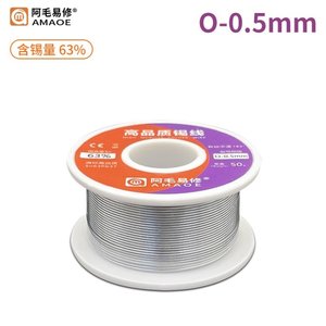 Solder Amaoe 6337 O, Sn 63% , Pb 37%, 0,5 mm, 50 g 